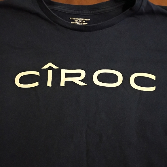 Ciroc Promo T-Shirt. Dark Blue Womams XL T-Shirt - Picture 2 of 3